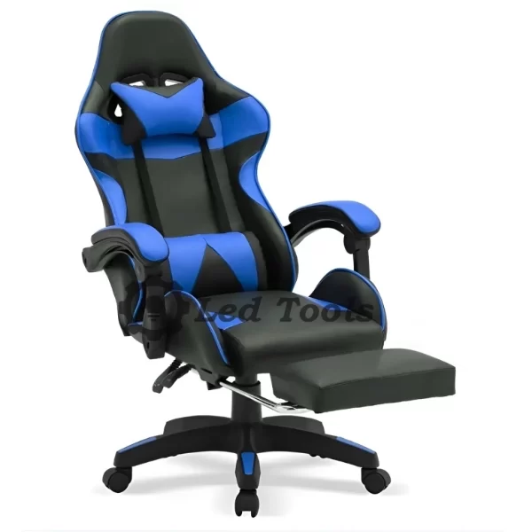 Cadeira Escritório Gamer Ergonômica Reclinável Confortável Com Rodinha e Apoio Para Os Pés - Image 5