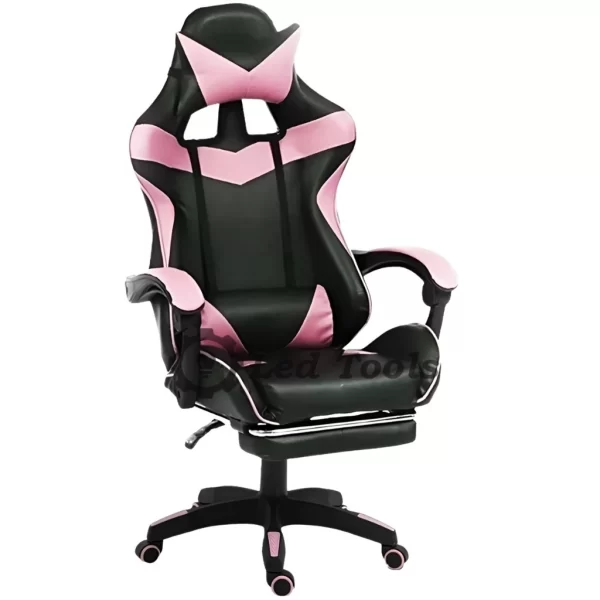 Cadeira Escritório Gamer Ergonômica Reclinável Confortável Com Rodinha e Apoio Para Os Pés