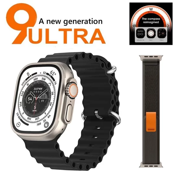 I9 T900 Ultra Max Smart Watch 2.19 Tela HD Função Nfc Monitoramento de saúde