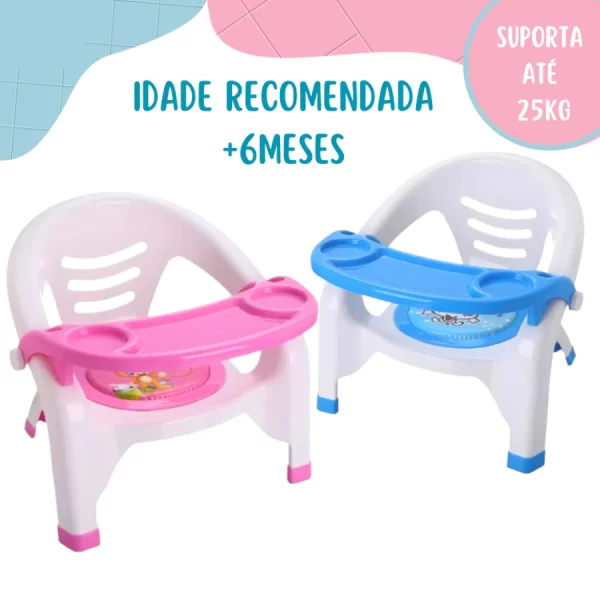 Cadeira Cadeirinha de Alimentação Refeição para Bebê Assento com Som - Portátil - Image 6