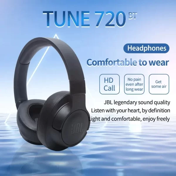 JBL Tune 720BT- Fones de Ouvido Intra-Auriculares Sem Fio , Bluetooth 5.3 , Até 36 Horas de Duração da Bateria e Carregam - Image 2