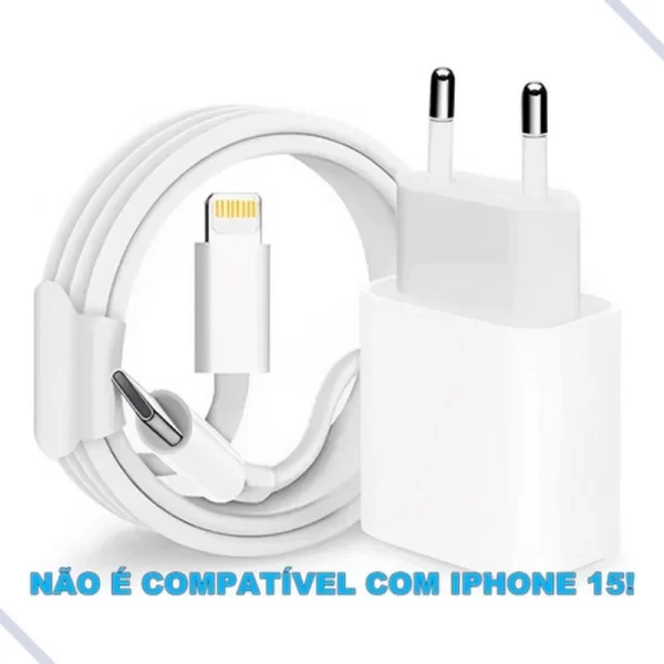 Carregador iPhone Original Completo Turbo 20w iphone 11 12 12 13 14 Promax X Xr Xs - Image 5