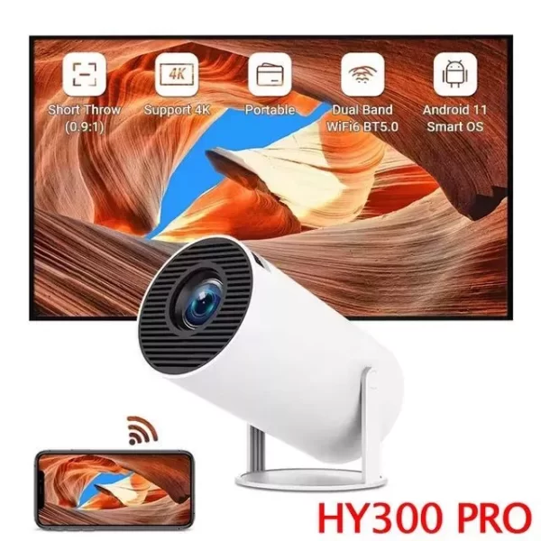 Projetor Portátil Wi-fi Lançamento Com Android HDMI Smart Cinema - Image 8