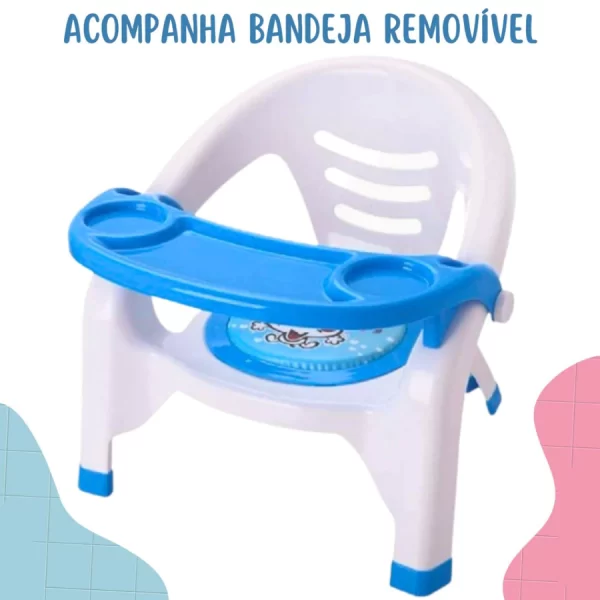 Cadeira Cadeirinha de Alimentação Refeição para Bebê Assento com Som - Portátil - Image 4
