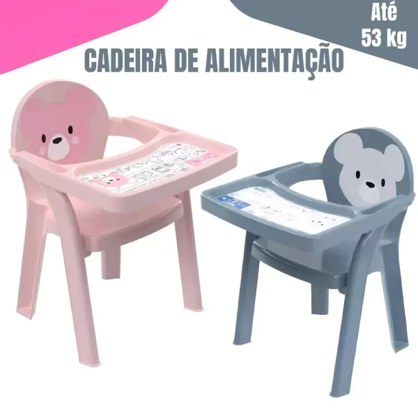 Cadeira Cadeirinha de Alimentação Refeição para Bebê Assento com Som - Portátil - Image 3