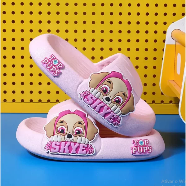 Papete Infantil Patrulha Canina PAW Nuvem Slide Juvenil Unissex Chinelo Sandália Macio Lindas cores - Image 4