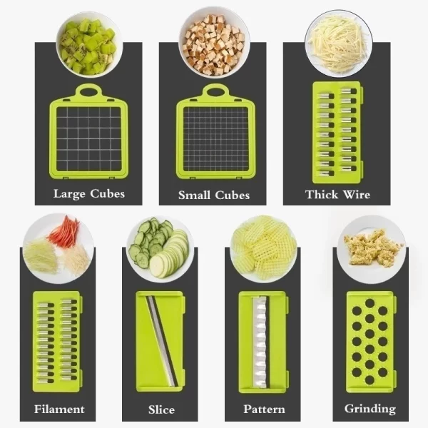 Cortador Multifuncional Fatiador De Verduras/frutas/legumes - Image 7
