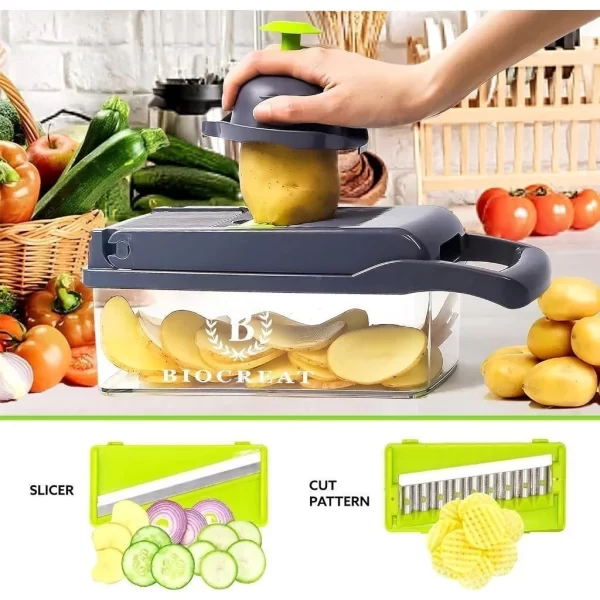 Cortador Multifuncional Fatiador De Verduras/frutas/legumes - Image 6