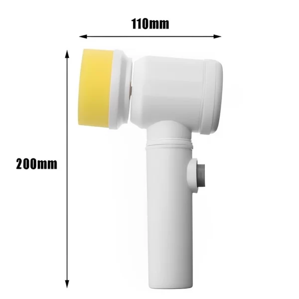Escova Elétrica de Limpeza 3 em 1 Sem Fio Limpador Multiuso Prático Com Mais Duas Cabeças de Escova - Image 5